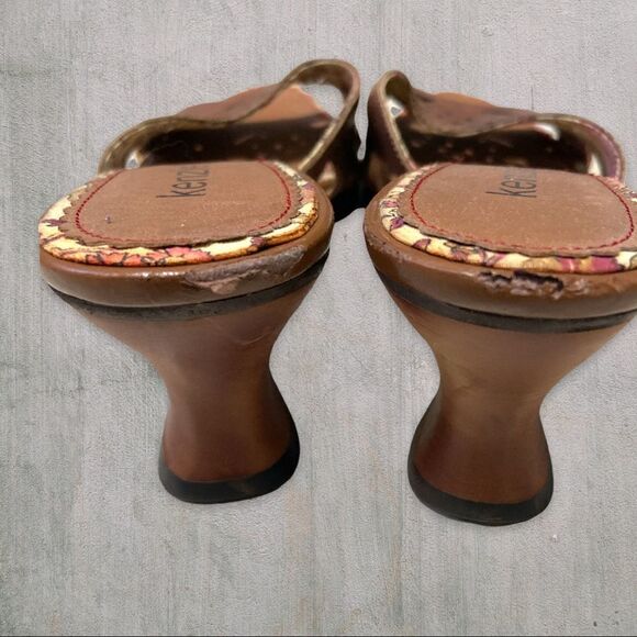 Kenzie Hazika Leather Slip on Sandals - Picture 5 of 8